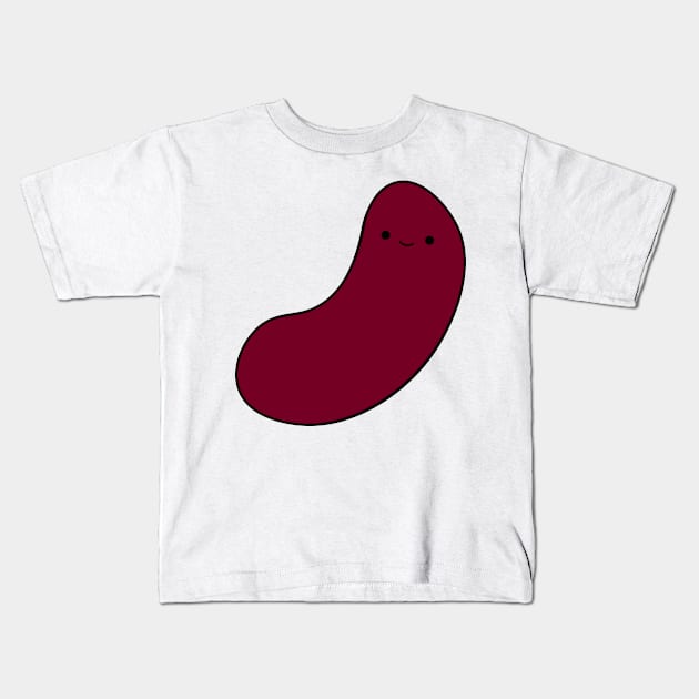 Cute Bean Kids T-Shirt by PH-Design